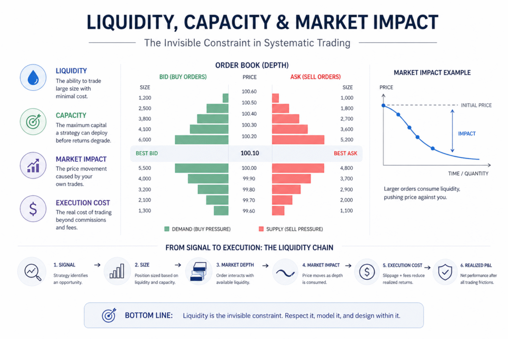 Liquidity, Capacity & Market Impact: The Invisible Constraint in ...