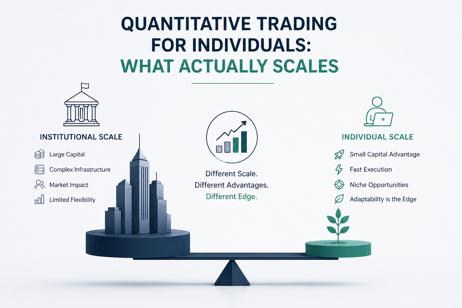Quantitative Trading for Individuals What Actually Scales