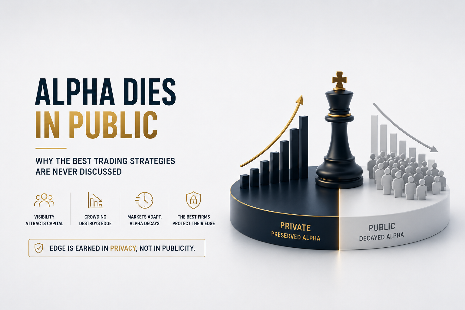 Alpha Dies in Public: Why the Best Trading Strategies Are Never Discussed